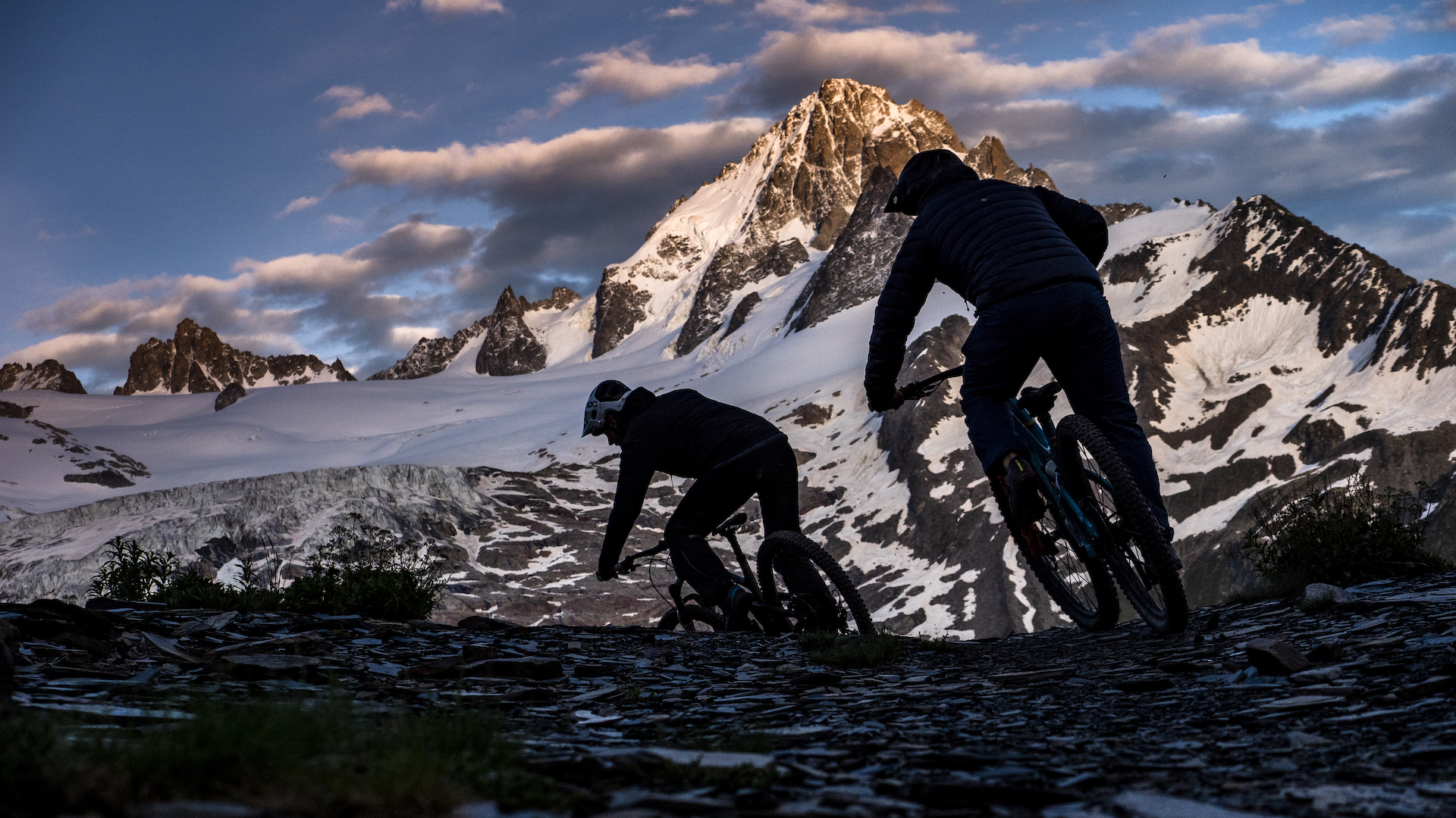 Dan Milner photographer, mountain biker, in Chamonix