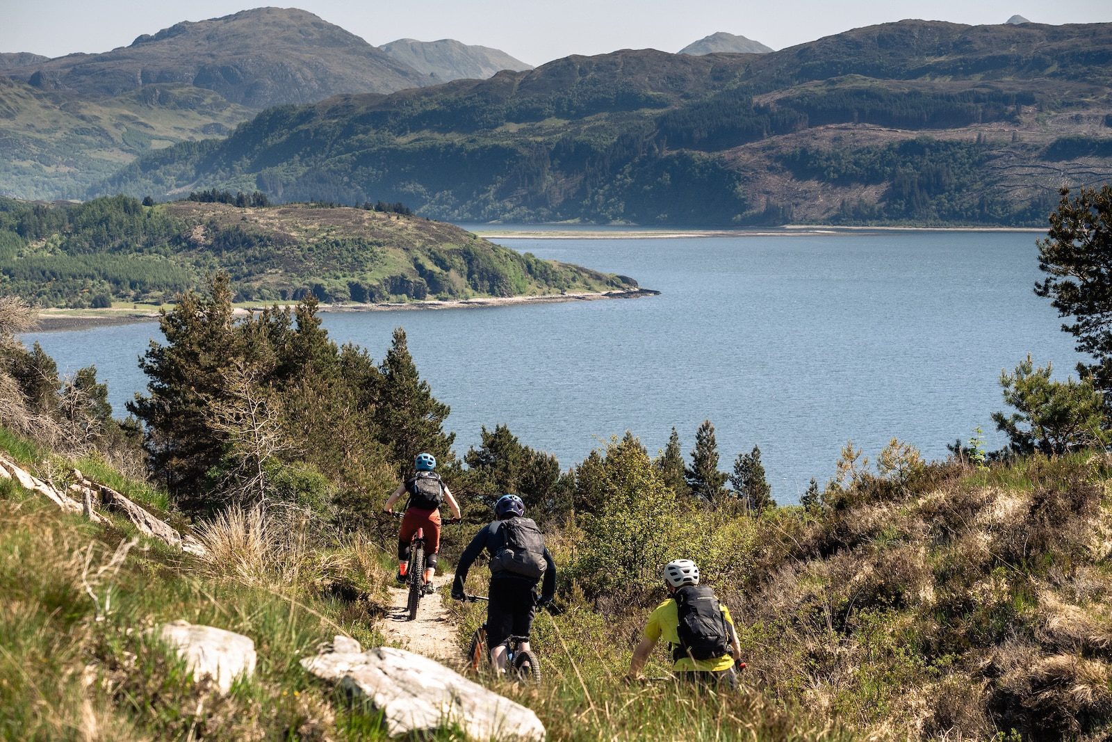 Mountain biking on Scotland's west coast