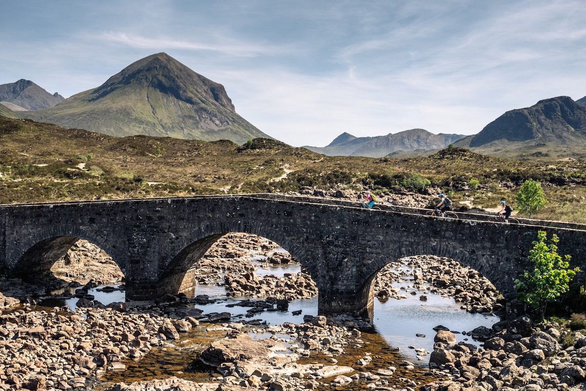 Bridge at Sligachan on the Isle of Skye