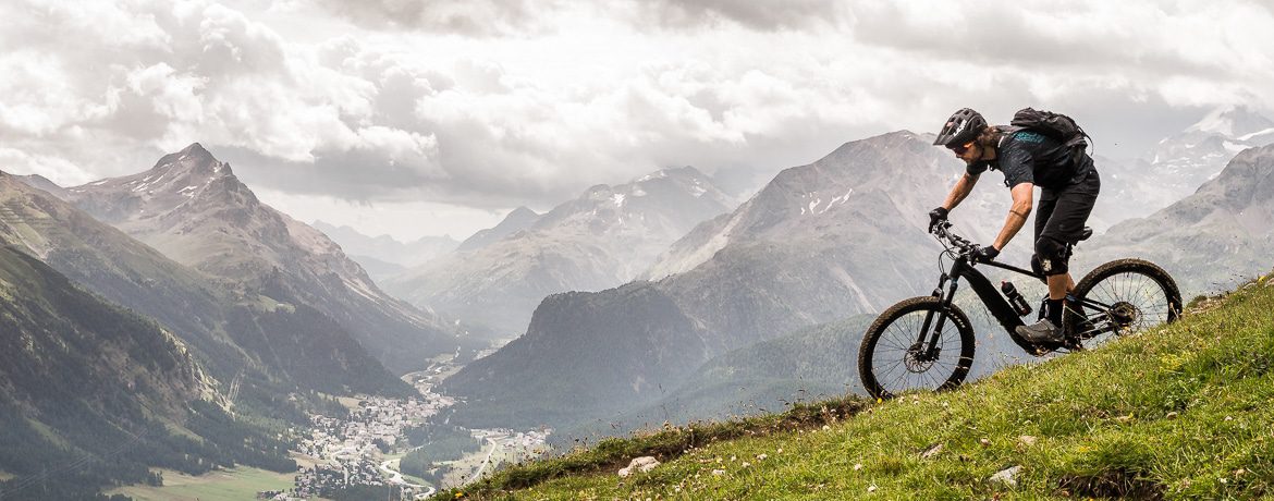 Header image for at home with local Swiss guide Dave Spielmann on a E-MTB tour in Switzerland