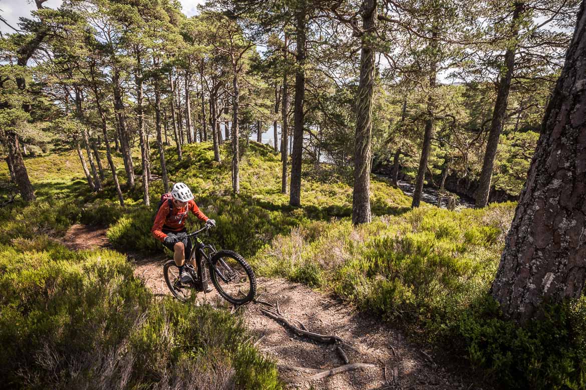 Technical climbs on an E-MTB steep trails