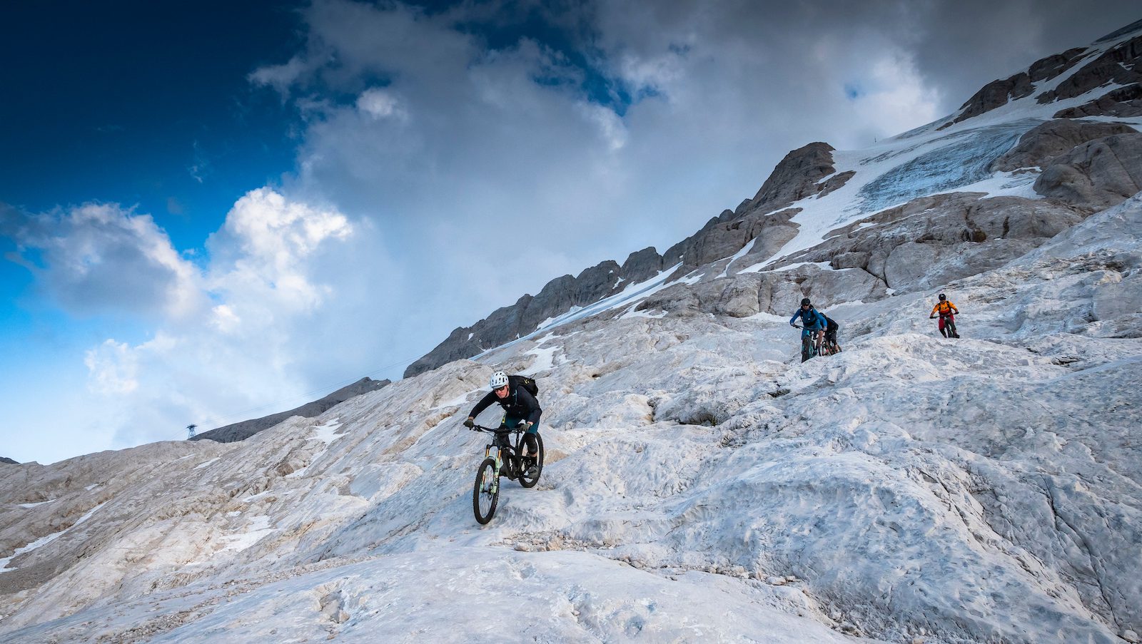 Snow-capped peaks, Yeti Gathering Dolomites