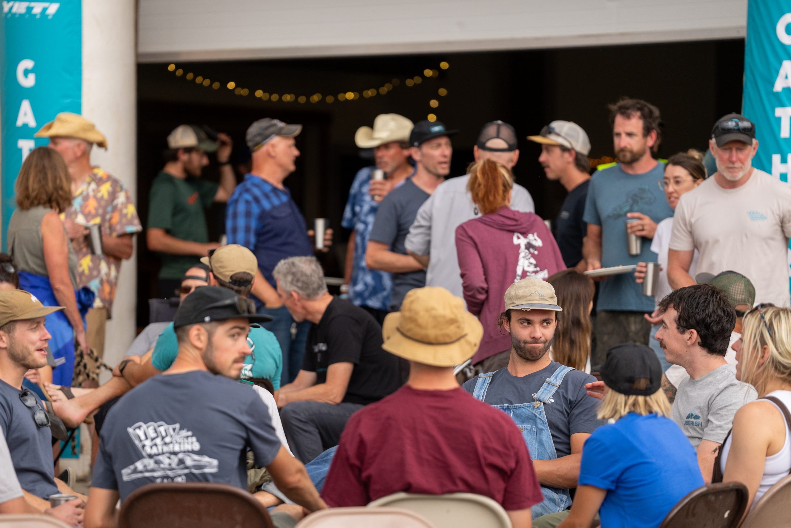 Yeti Freakss chatting at gathering