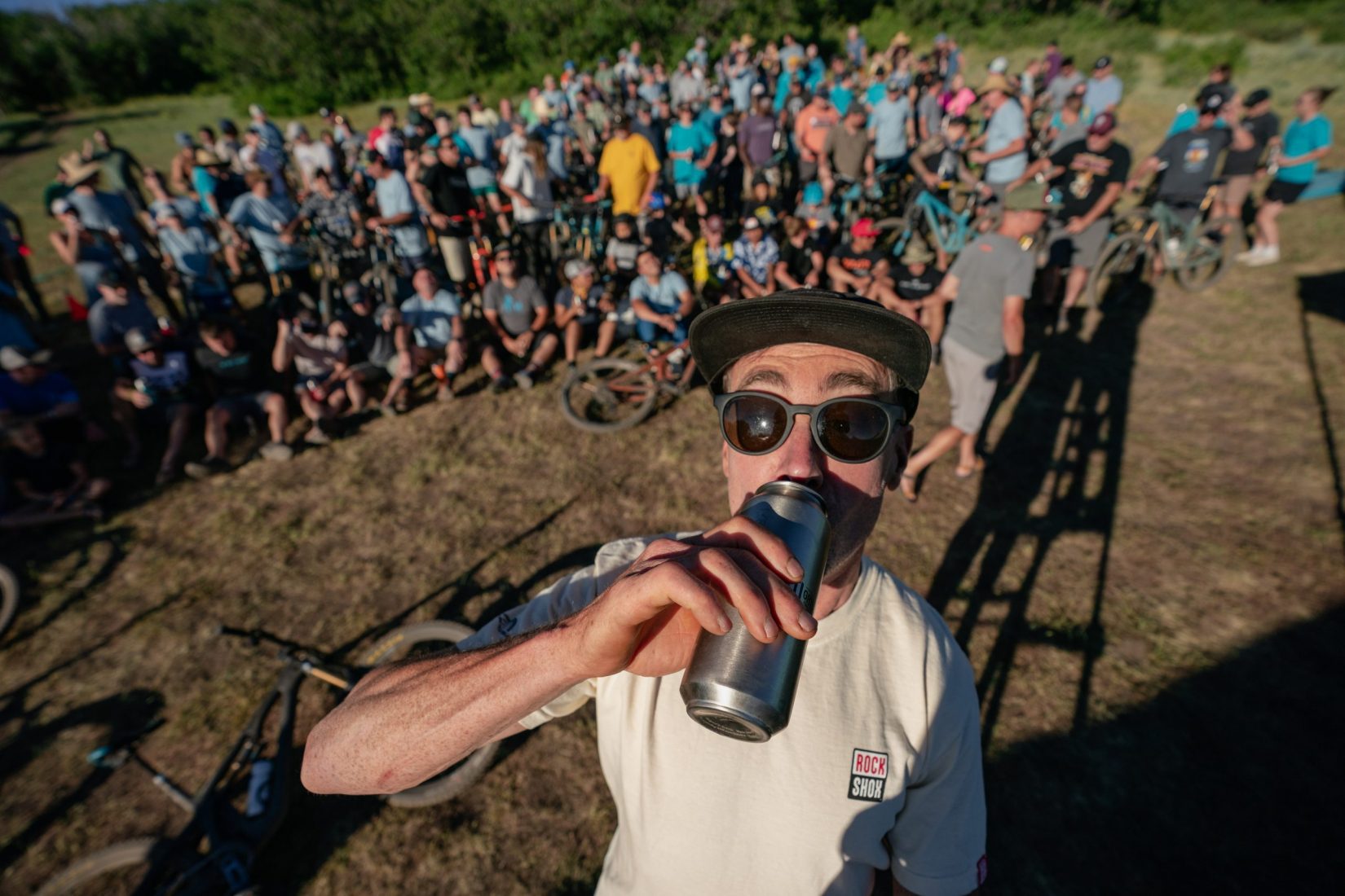 Selfie of Garrett and all Yeti Gathering attendees