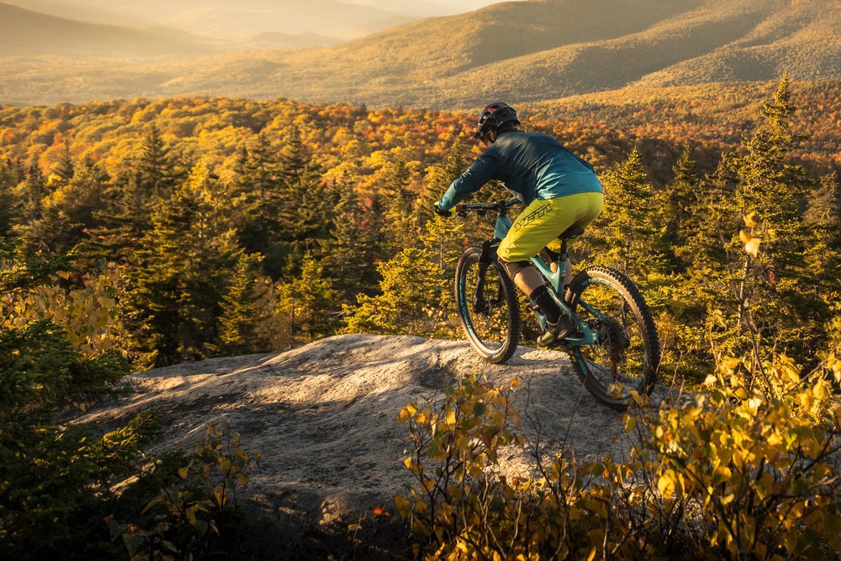 Kingdom Trails in Vermont in fall