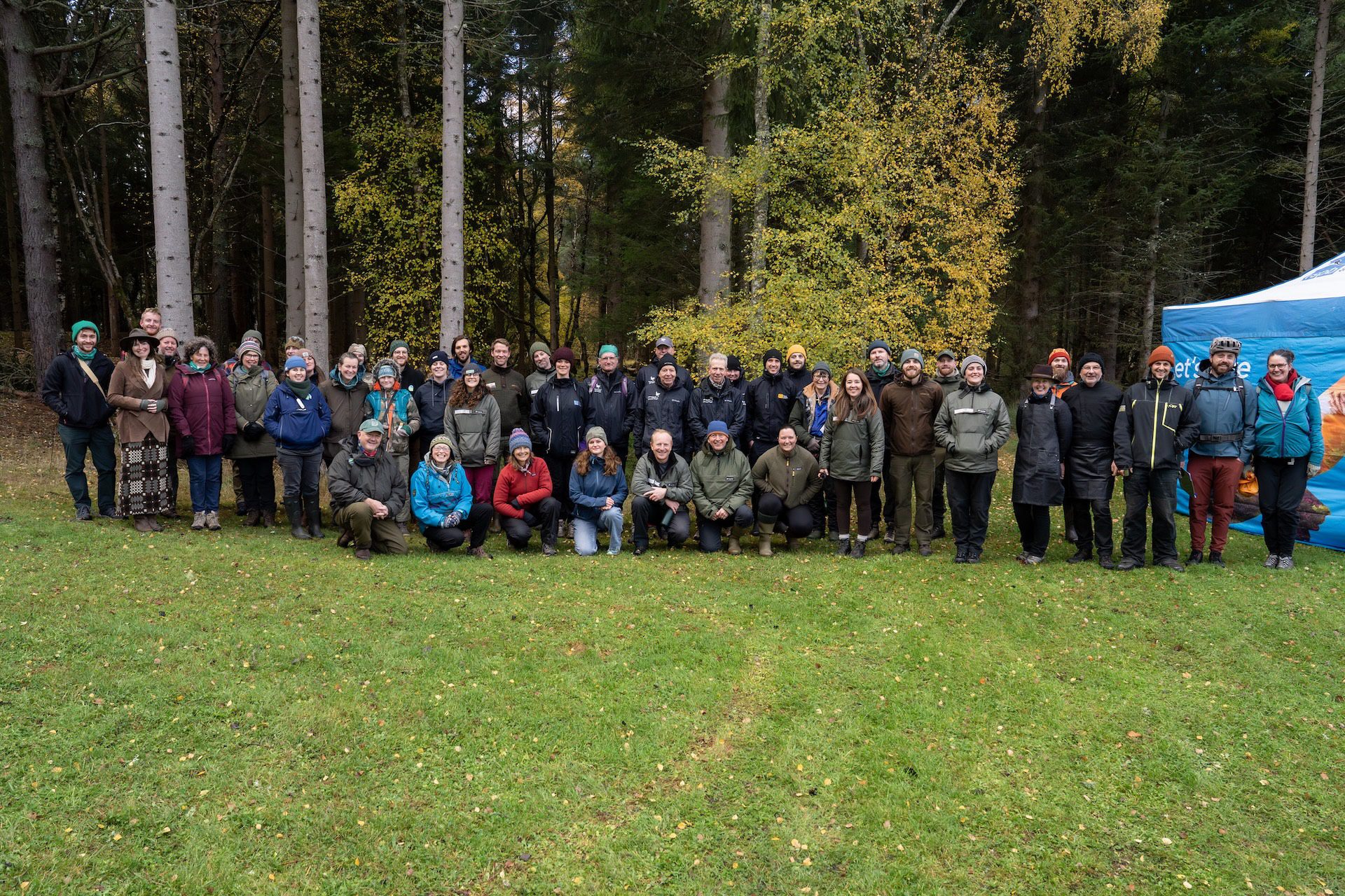 Cairngorms Connect team photo at Hill-to-Grill event